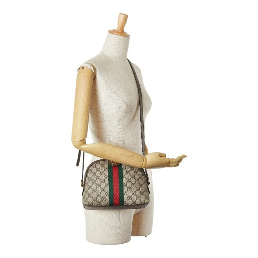 GUCCI Brown Leather Shoulder Bag - Picture 15 of 15